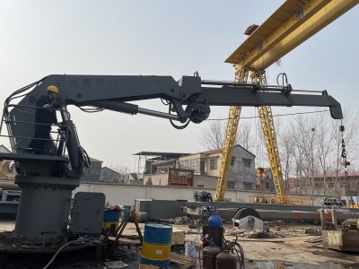 Hydraulic knuckle telescopic crane ntse debugged